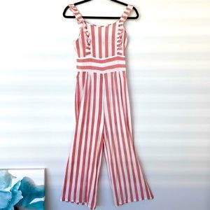 Passport Striped Jumpsuit Romper